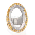 Fashionable mens ring of stainless steel gold ring finger jewelry wholesale